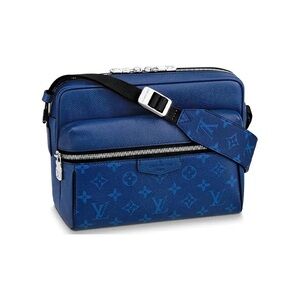 Louis Vuitton Monogram Blue Messenger Bag